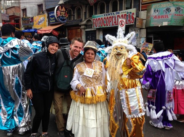 La Paz carnival dancers